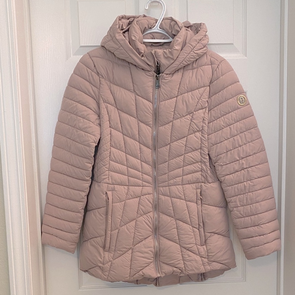 Bernardo Women's Quilted Puff Coat - Blush